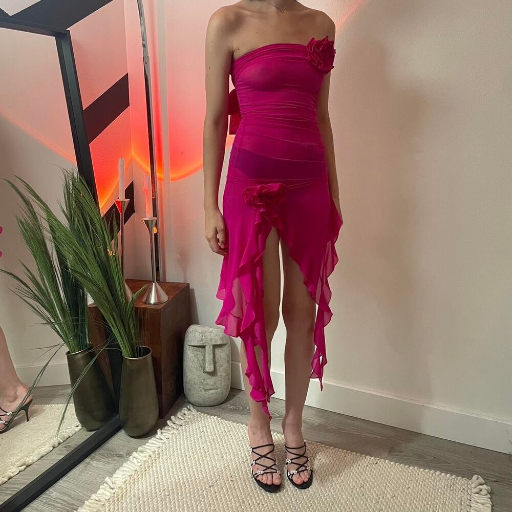 Fanci-club Women's Pink Dress
